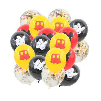 China Gift Toy Mickey Minnie Party Supplies for Amazon Confetti Latex Balloon 2.8g Mouse Party Supplies Baby Shower Party Golobs for sale