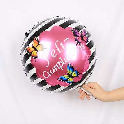 China Party Supplies New 18inch Birthday Foil Globos Spanish Happy Birthday Party Supplies Decorations Kids Gifts High Quality globo for sale