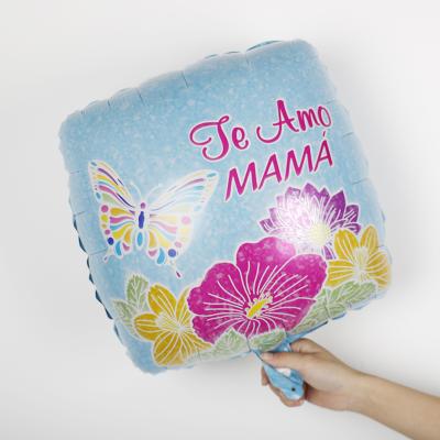 China Party Supplies 18inch Kids Quiero Globos Adult Mom's Day Birthday Party Decorations Foil Balloons Te Amo Mama Ballon Happy Mother Spanish for sale