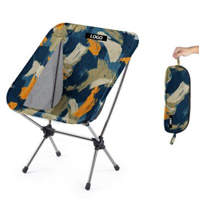 China Ultra Light Outdoor Custom Folding Moon Chair Adult For Camping for sale