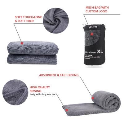 China Sustainable Microfiber Cleaning Towel Microfiber Towel Car Cleaning for sale