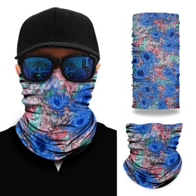 China OEM Seamless Outer Seamless Bandana Support Elastic One Tube Microfiber Material Origin Logo Style Scarf Color Design Quickly for sale