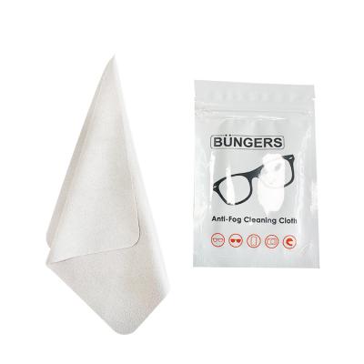 China Sustainable Microfiber Anti Fog Cleaning Cloth For Sunglass / Glass Goggles for sale