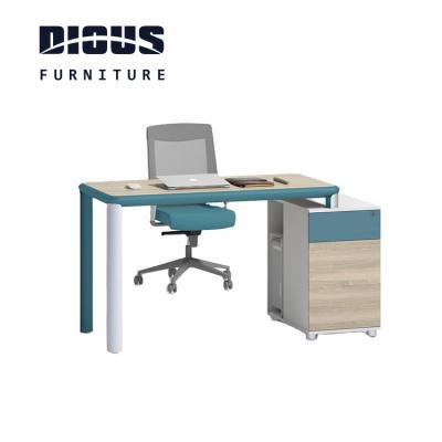 China DiousFoshan Factory Supply Simple Modern Design Working Table Workstation Wooden Desk for sale