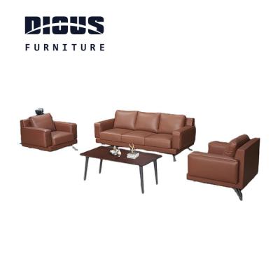 China Dious New Modular Manufacturer Commercial Furniture Modern Design PU Leather Office Sofas for sale