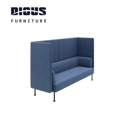 China New Modern Dious Fabric Hotel Lunch Bookcase Coffee Shop Office Reception Sofa for sale