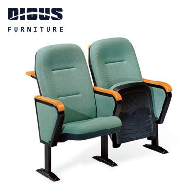 China Dious Modern Wholesale New Product High Quality Block Fabric Folding Seat Church Amphitheater Chairs for sale