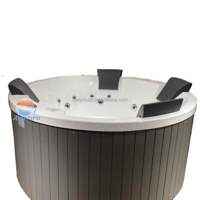 China Acrylic Freestanding Round Hot Tub / Luxury Spa / Whirlpool Bathtub for sale