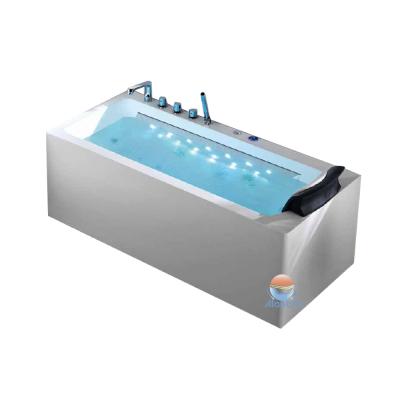 China China Free Standing Mini Whirlpool Hot Tub Whirlpool Bathtub 1500 Indoor Massage Bathtub for sale