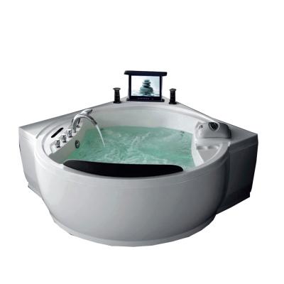 China 1-2person Free Selling Cost Effective Best Quality Products Luxury Whirlpool Hot Tub Massage Bathtub With Auto TV for sale