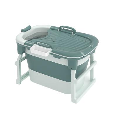 China Unique Viable Design Hot Selling Portable Folding Plastic Bathtub Portable Adult Common Small Size Bathtub for sale