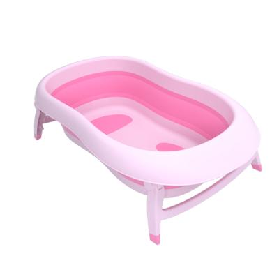 China 2021 Sustainable Baby Bathtub , Infant Portable New Plastic Foldable Bathtub For Children EYP06 for sale