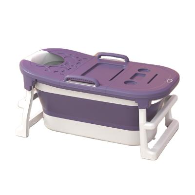 China Sustainable Cheap Plastic Foldable Portable Bathtub With Hot Tub For Adults for sale