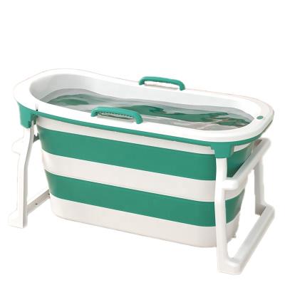 China Viable Portable Intensified Plastic Spa Foldable Bath Tub Oversized Bucket Bathtub For Adults for sale