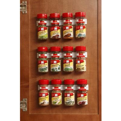 China Sustainable Spice Clip Clip Strips for Plastic Jars - Set of 4, Holds 20 Jars for sale