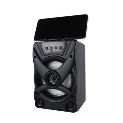 China Cheap Portable Rechargeable Blue Tooth Speaker LED Phone Function Radio Light Outdoor Speaker for sale