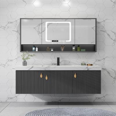 China Modern Middle East Project Bathroom Furniture Oak Cabinet Wash For Wholesales Mirror Basin Bathroom Vanity Cabinet Small for sale