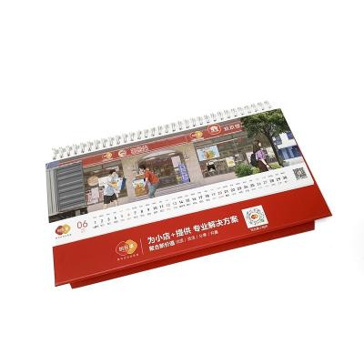 China September 2022 Superb Mini Tent Monthly Planner Daily Wall Chart/Calendar Printing Stand Table Desk Calendar for sale