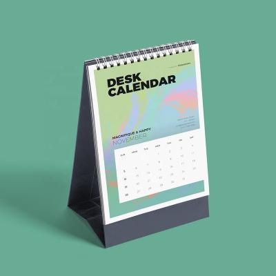 China Super Cheap Wholesale Design Monthly Creative Book Calendar September Office Tent Wall Calendar Table/Factory Custom Calendar for sale