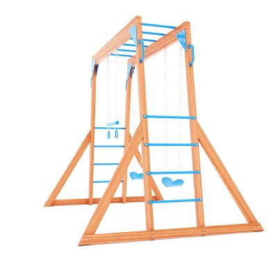 China Study Swing Set Climb Frame Monkey Bar Equipment Backyard Playset for sale