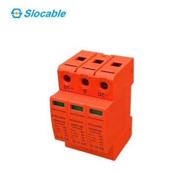 China Slocable PV System CE Certificated High Quality 1500V DC Surge Protection Device With Optional Communication for sale