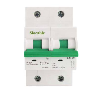 China IEC EN60947-2 PV System Slocable SAA DC MCB MINI Solar Waterproof Electrical Circuit DC Solar Breaker for sale