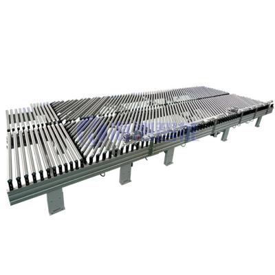 China Double/single row left and right hand connected to woodworking automatic edging machine 45m/min power roller conveyor line for sale