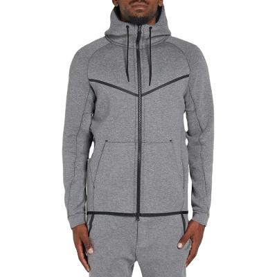 China Breathable winter men's jogging sweatsuit training hoodie can be customized logo for sale