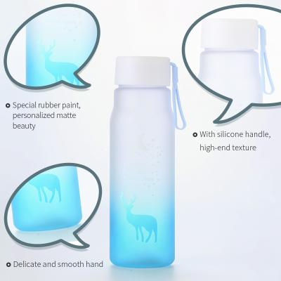 China 650ml plastic sustainable water bottle, LFGB certification mini plastic dinking water bottle for sale