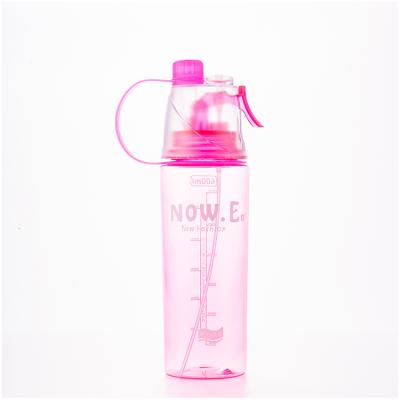 China Viable Price 600ML Ex-factory Bottles Sprinkle Cute Plastic Plastic Drinking Water Bottles for sale