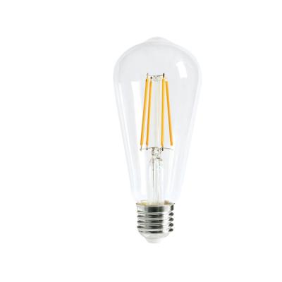 China ST64 G125 8W Residential Glass Vintage Led Filament Light Bulb, Edison Bulb for sale