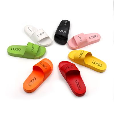 China Fashion Trend hot sale custom flip flops custom printed slippers slides footwear custom logo slide designer slippers for men for sale