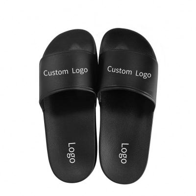 China Fashion Trend Factory Custom Classic Beach Slides Sandal New Designed Black  Slippers Casual Outdoor Slide for sale