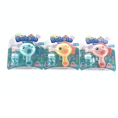 China Summer Outdoor Interactive Activities Toys Bubble Shooting Toy Bubble Gun 21*20 for sale