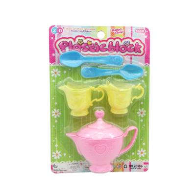 China ABS Plastic Kids Mini Tea Set Playing Eaduction Toys for sale