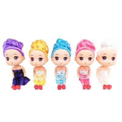 China Mini Toy 3.5 Inch Large Role Play Kids Doll Girl Head Toys For Children for sale