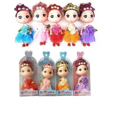 China Mini Toy Beauty Girl Doll Baby 3 Inch Solid Body Confused Mini Doll for sale