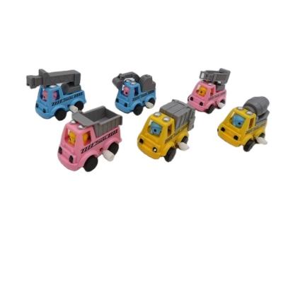 China Plastic Plastic Wind Up Engineering Truck Toy Cogs Vehicles Boys Wind Up Cars Cogs Toy for sale