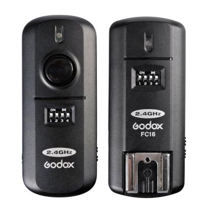 China Shutter for Godox Fc-16 2.4ghz 16 channels studio and receiver wireless remote flash shutter for D5100 D90 D7000 D7100 D5200 for sale