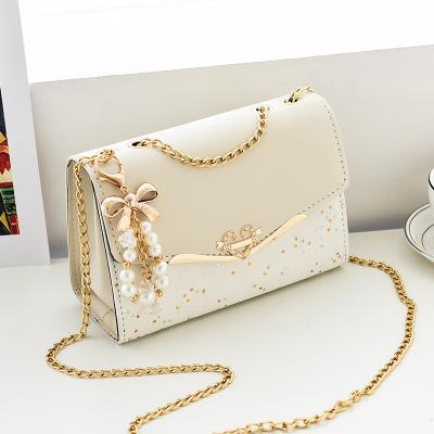 China Wholesale Gold Bowknot Chain Cross - Fashion Strap Ladies Designer Bags Decoration - Girls Fashion Confetti Body Messenger Purse Handbags for sale