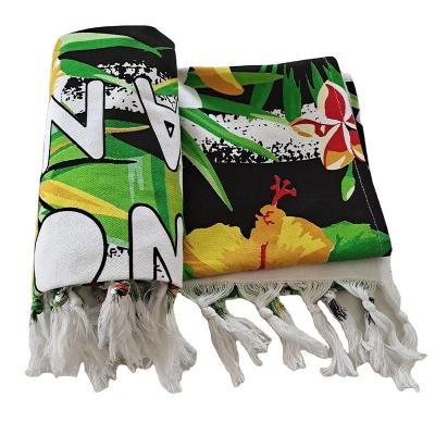 China Airplane Turkish Towel 100% Cotton Beach Towels Indoor And Outdoor for sale