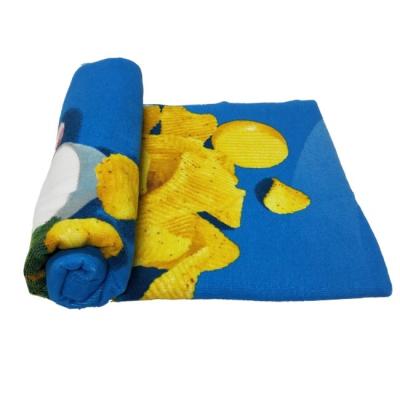 China Custom Reactive Polyester Print Microfiber Beach Towel Microfiber Beach QUICK DRY for sale