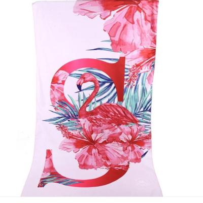 China High Quality Disposable Custom Printed Full Suede Microfiber Gym Sport Quick Dry Beach Towel for sale