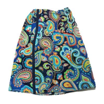 China QUICK DRY Pure Cotton Velvet Design Lungi Beach Reactive Printed Sarongs for sale