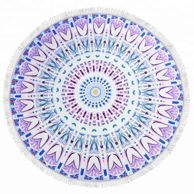 China Custom Print QUICK DRY Round Beach Towels Round Beach, Gift, Home, Sports for sale