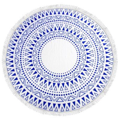 China QUICK DRY Large Size Diameter 150cm Microfiber Round Beach Round Towel for sale