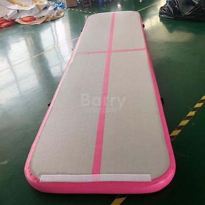 China High Quality Hot Selling DWF+1.2mm Plato Indoor Use Airtrack 3m Inflatable Gymnastics Mat For Sale Cheap for sale