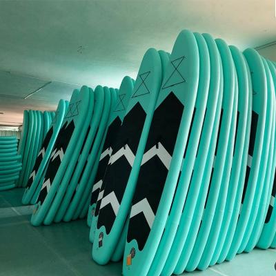 China Unisex Summer Promotion Big Water Game Rack Up Sup Inflatable Double Layer Paddle Board For Sale Fishing Yoga Surf Kayaking for sale