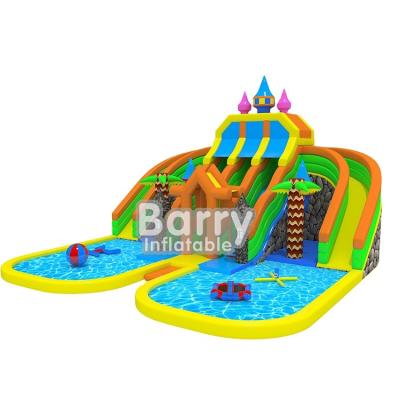 China China Low Price Durable Water Game Inflatable Waterpark , Air Inflation Water Park Equipment For Kids for sale