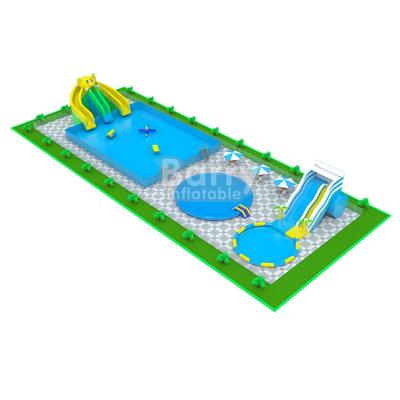 China Durable Custom Design All Set Inflatable Mobile Amusement Park for sale